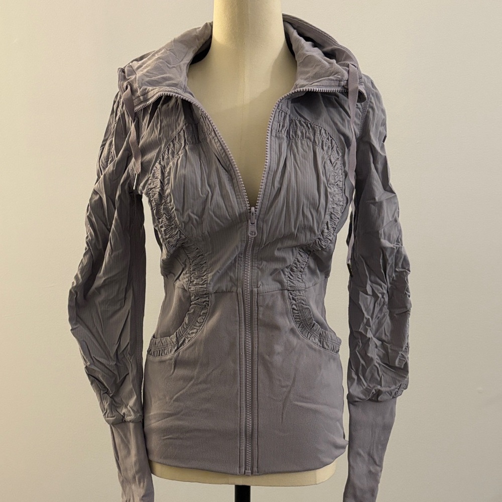 lululemon athletica Women's Gray Hooded Jacket